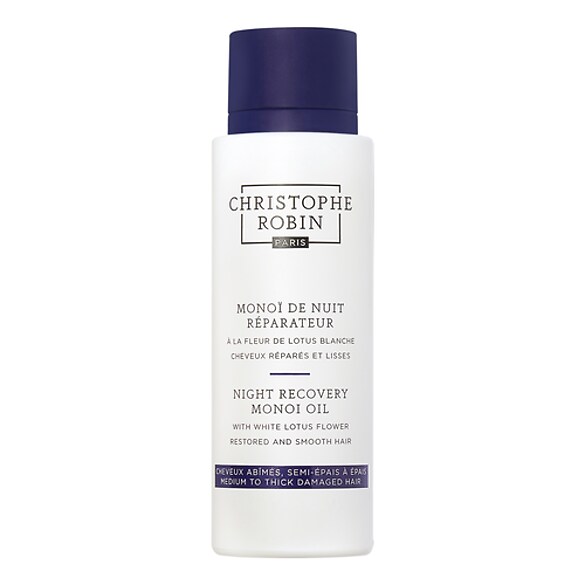 Night Recovery Monoi Oil - Haarpflegeöl mit weißem Lotus, CHRISTOPHE ROBIN